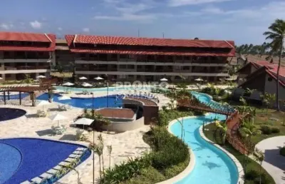 A oportunidade que você esperava no paraíso de muro alto está aqui!| frente piscina | 60m² | mobiliado