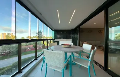 Varanda do parque — apartamento amplo à venda na reserva do paiva | 4 suítes | vista para o mar