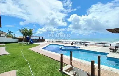 Casa pé na areia de porto de galinhas, 112m², 03 quartos, 02 suítes, mobiliado,