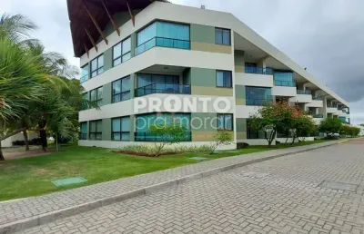 Apartamento, 53,90m²,100% mobiliado, pé na areia de carneiros