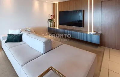 Apartamento,4 suítes e sendo uma  com closet, área de serviço, 03 vagas de garagem