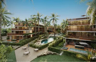 Apartamento, cobertura 298m², piscina privativa, 04 suítes, vista mar do cupe