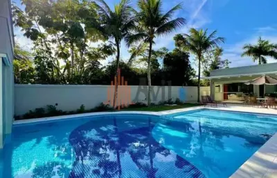 Casa de condomínio 700m² com 5 suítes à venda no jardim acapulco, guarujá