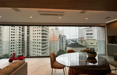 Elegante apartamento a venda de alto padrão mobiliado no paraíso com 156m²