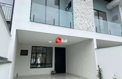 Casa geminada à venda, 3 quartos, 3 suítes, 2 vagas, saguaçu - joinville/sc