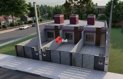 Casa geminada - bairro jaraguá 99, loteamento oldenburg