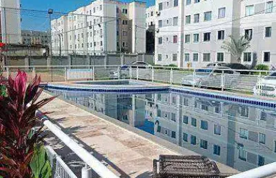 Apartamento com 2 quartos para alugar, 40 m² por r$ 1.000/mês - abrantes - camaçari/ba