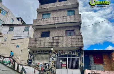 Apartamento com 2 quartos para alugar, 80 m² por r$ 900/mês - curuzu - salvador/ba