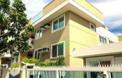 Apartamento garden com 3 dormitórios à venda, 110 m²  - piratininga - niterói/rj