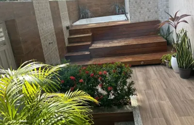 Linda casa com 4 suites pronto para morar varanda jacuzzi jardim