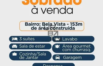 Sobrado com 3 dormitórios à venda, 153 m² por r$ 960.000 - bela vista - osasco/sp