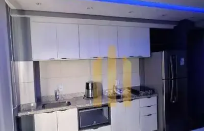 Studio todo mobiliado para alugar, 28 m² por r$ 2.355/mês - vila nilo - são paulo/sp