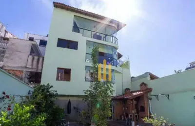 Sobrado com 5 dormitórios, 547 m² - venda por r$ 2.140.000,00 ou aluguel por r$ 13.000,00/mês - vila paulicéia - são paulo/sp