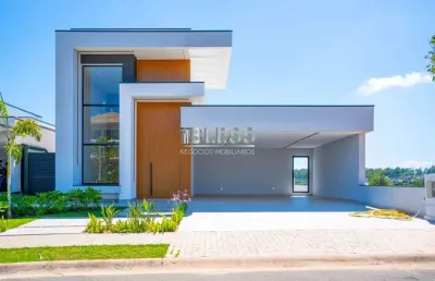 Residência de alto padrão em condomínio fechado com 3 suítes e 250m² em são venâncio, itupeva-sp.