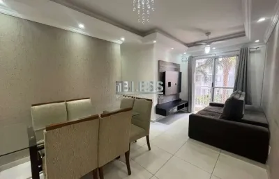 Apartamento para locação semi mobiliado no condomínio vista centrale - jardim samambaia - jundiaí - ap04410
