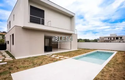 Casa à venda no condomínio de alto padrão alphaville jundiaí - cc00448