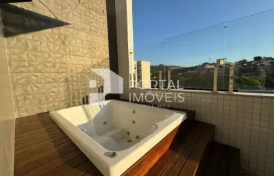 Cobertura duplex para venda, 3 suítes, 2 vagas, cidade nobre - ipatinga/mg - co567