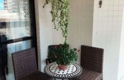 Apto à venda com 3 dorm à venda na tupi - praia grande - sp