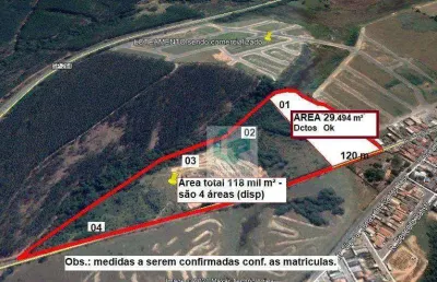 Área à venda, 29494 m² por r$ 4.500.000,00 - jardim sao carlos - salto de pirapora/sp