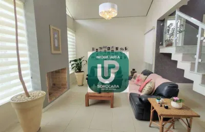 Sobrado com 4 dormitórios à venda, 276 m² por r$ 1.890.000,00 - condomínio sunset - sorocaba/sp