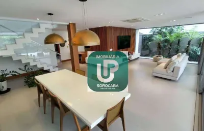 Sobrado com 4 dormitórios à venda, 427 m² por r$ 3.900.000,00 - alphaville nova esplanada i - votorantim/sp