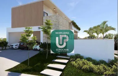 Sobrado com 4 dormitórios à venda, 360 m² por r$ 2.490.000,00 - condomínio chácara ondina - sorocaba/sp