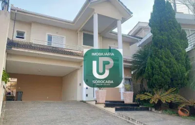 Sobrado com 4 dormitórios à venda, 360 m² por r$ 1.900.000,00 - condomínio granja olga i - sorocaba/sp