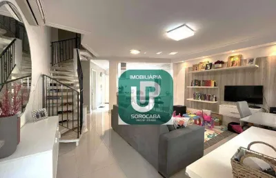 Sobrado com 3 dormitórios à venda, 108 m² por r$ 790.000,00 - condomínio villa santa rosália - sorocaba/sp