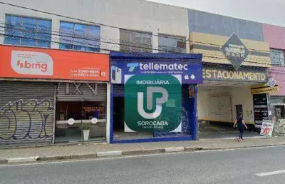Salão para alugar, 50 m² terreo e 110 m andar de cima por r$ 3.000/mês - centro - sorocaba/sp