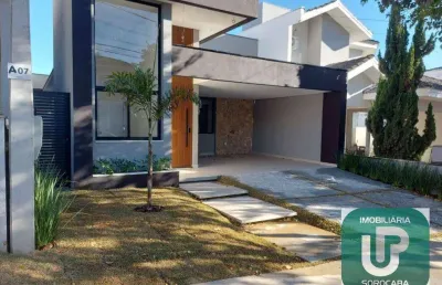 Casa com 3 dormitórios à venda, 200 m² por r$ 1.550.000,00 - condomínio horizontes de sorocaba - sorocaba/sp