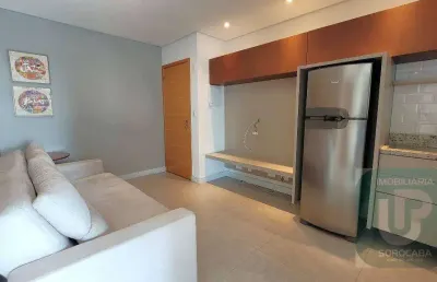 Apartamento com 1 dormitório para alugar, 45 m² por r$ 4.200,00/mês - edifício spettacolo patriani - sorocaba/sp