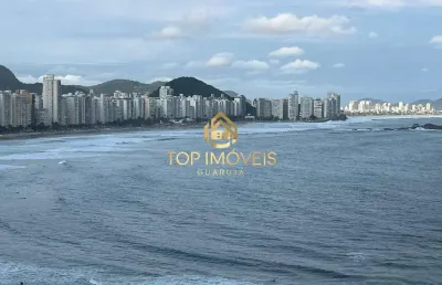 Amplo apartamento - 1 por andar - praia das astúrias, guarujá/sp