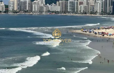 Apartamento na praia de pitangueiras com vista para o mar - guarujá sp