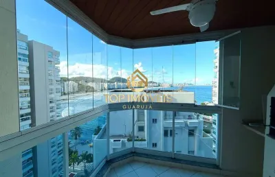 Apartamento locação com vista para o mar na praia das astúrias – guarujá