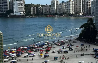 Apartamento com varanda e vista para o mar - pitangueiras guarujá sp