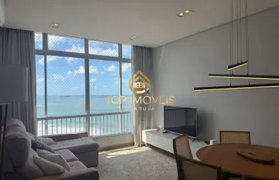 Apartamento à venda de frente para o mar – praia das pitangueiras, guarujá