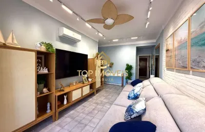 Apartamento próximo à praia do tombo e astúrias em guarujá sp