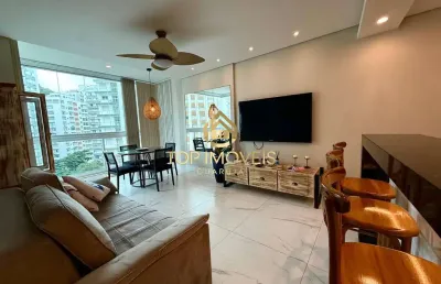 Apartamento totalmente reformado 80 metros da praia pitangueiras guarujá sp