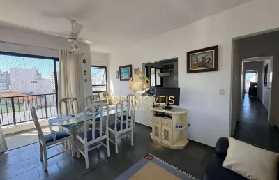 Apartamento 3 dorms mobiliado na praia do tombo - guarujá sp