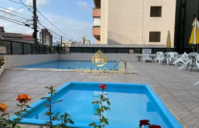 Apartamento na praia da enseada guarujá com piscinas e churrasqueiras !