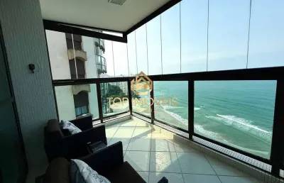 Apartamento frente para o mar (3 suites) na praia das astúrias, guarujá sp