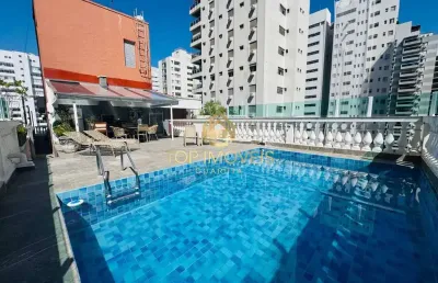 Cobertura penthouse de 300m² na praia de pitangueiras - guarujá sp