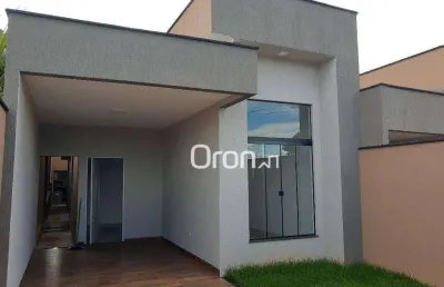 Casa com 3 dormitórios à venda, 130 m² por r$ 410.000,00 - residencial petrópolis - goiânia/go