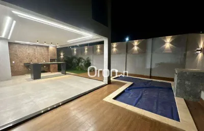 Sobrado à venda, 268 m² por r$ 2.100.000,00 - jardins capri - senador canedo/go