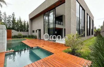 Sobrado à venda, 565 m² por r$ 11.500.000,00 - residencial alphaville flamboyant - goiânia/go