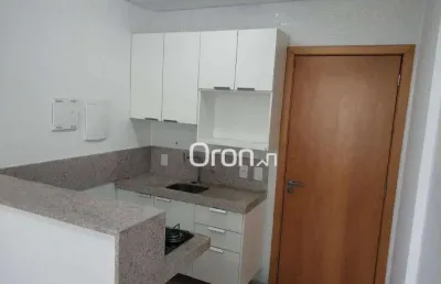 Flat mobiliado com 1 dormitório à venda, 33 m² por r$ 388.000 - alto da glória - goiânia/go