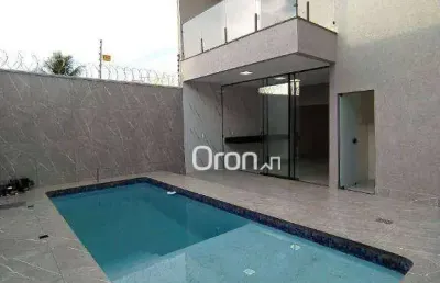 Sobrado à venda, 214 m² por r$ 799.000,00 - jardim helvécia - aparecida de goiânia/go