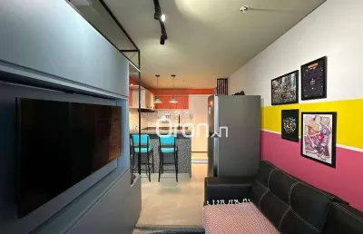 Flat à venda, 39 m² por r$ 498.800,00 - jardim goiás - goiânia/go