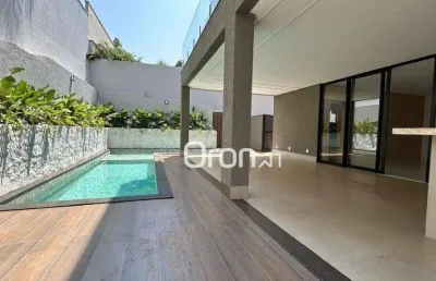 Sobrado à venda, 447 m² por r$ 4.990.000,00 - alphaville flamboyant residencial araguaia - goiânia/go