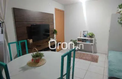 Apartamento à venda, 60 m² por r$ 210.000,00 - chácara bela vista - aparecida de goiânia/go